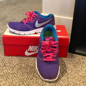 Bright colored Nike sneakers